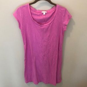 Gap Pink T-Shirt Dress